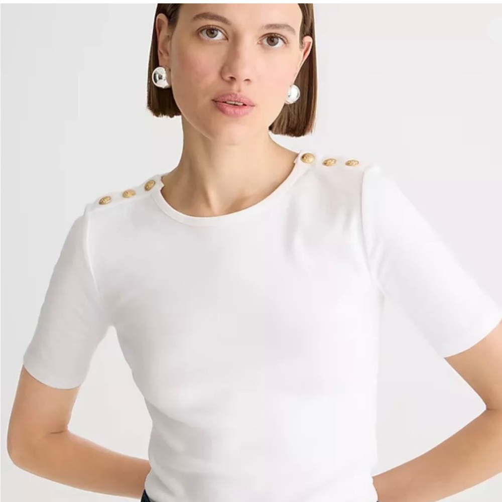 J. Crew Perfect Fit Elbow Sleeve T-Shirt